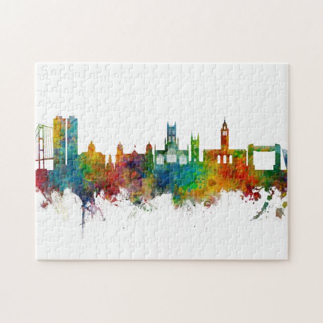 Puzzle Kingston en el Skyline Hull England (Horizontal)