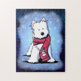 Puzzle KiniArt Winter Westie