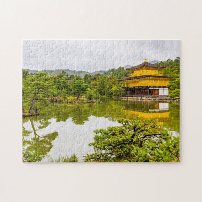 Puzzle Kinkaku-ji O Pabellón Y Estanques De Oro, Kioto (Horizontal)