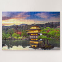 Kinkaku-ji Templo Zen Kioto Sunset Travel