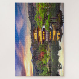 Puzzle Kinkaku-ji Templo Zen Kioto Sunset Travel