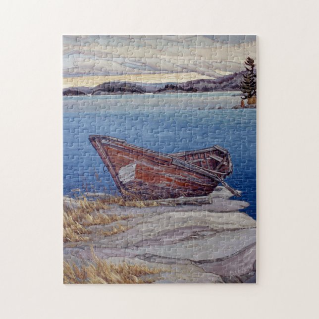 Puzzle "Kipawa Long Boat" por Charlie Rapsky (Vertical)