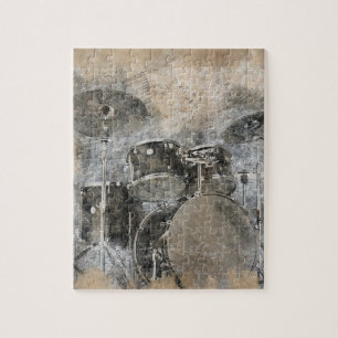 Puzzle Kit de tambores musicales