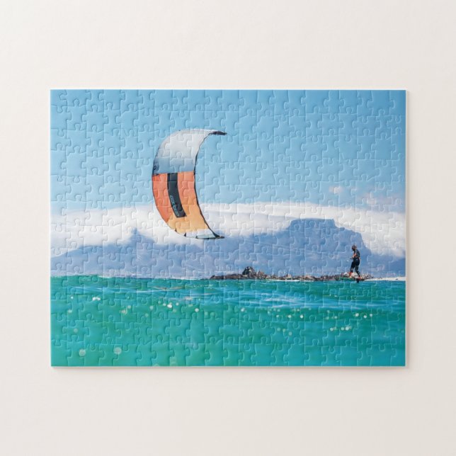 Puzzle Kite Surfing Kitesurfing Sea Water Sports (Horizontal)