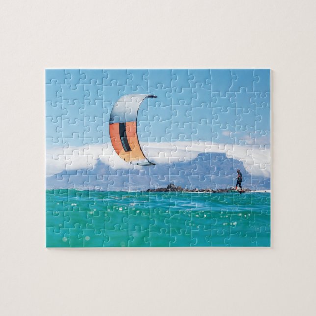 Puzzle Kite Surfing Kitesurfing Sea Water Sports (Horizontal)