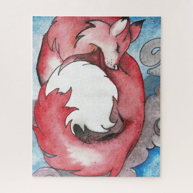 Puzzle Kitsune (Vertical)