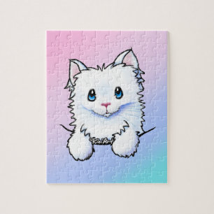 Puzzle Kitty blanco