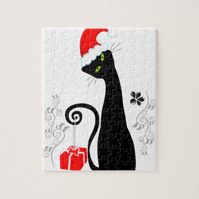 Puzzle Kitty, Navidades modernos (Vertical)