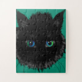 Puzzle Kitty negro