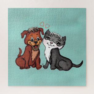 Puzzle Kitty y Puppy