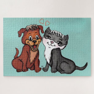 Puzzle Kitty y Puppy