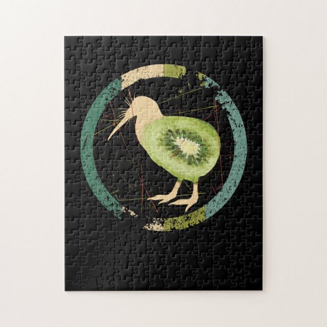 Puzzle Kiwi de Nueva Zelanda (Vertical)