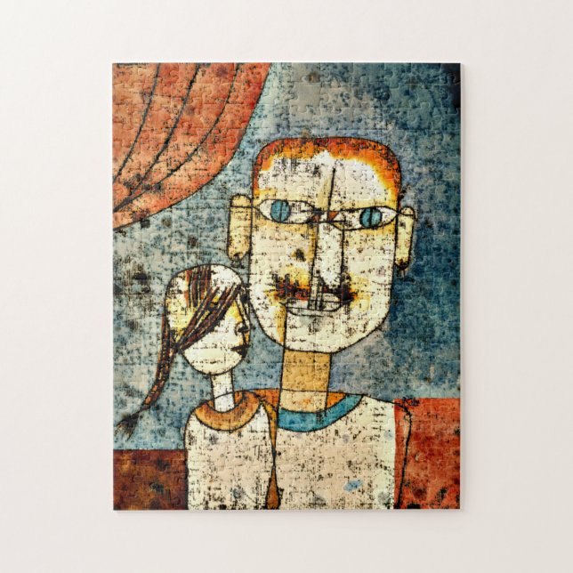Puzzle Klee - Adán y pequeña Eva (Vertical)