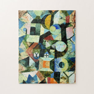 Puzzle Klee - Composición con la media luna amarilla