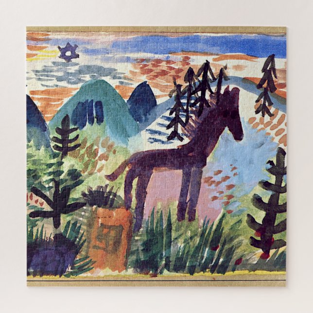 Puzzle Klee - El caballo (Vertical)