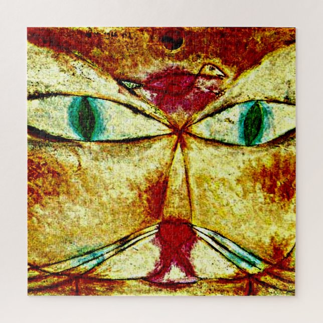 Puzzle Klee - Gato y pájaro (Vertical)