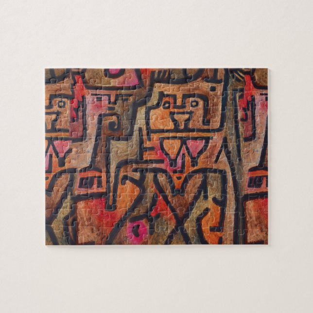Puzzle Klee Resumen de arte moderno expresionista foresta (Horizontal)