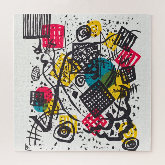 Puzzle Kleine Welten V (Small Worlds V) Wassily Kandinsky (Horizontal)
