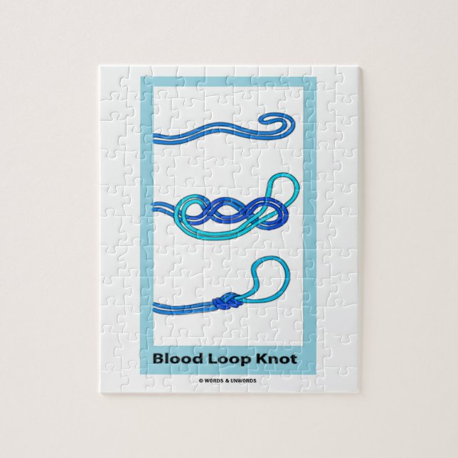 Puzzle Knot de loop sanguíneo (Instrucción Knot de Knotol (Vertical)