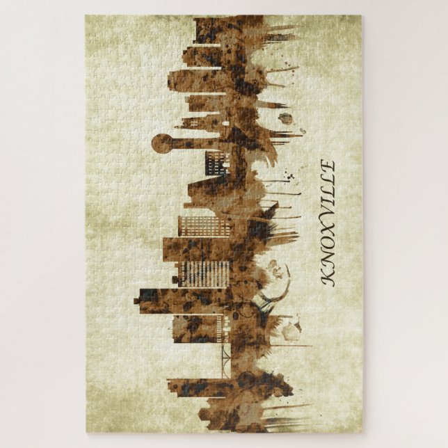 Puzzle Knoxville Tennessee City (Vertical)
