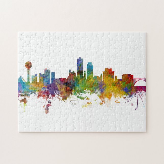 Puzzle Knoxville Tennessee Skyline (Horizontal)