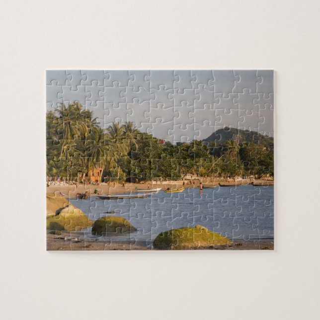 Puzzle Ko Phangan, Tailandia. Fuera de la isla ajetreada (Horizontal)