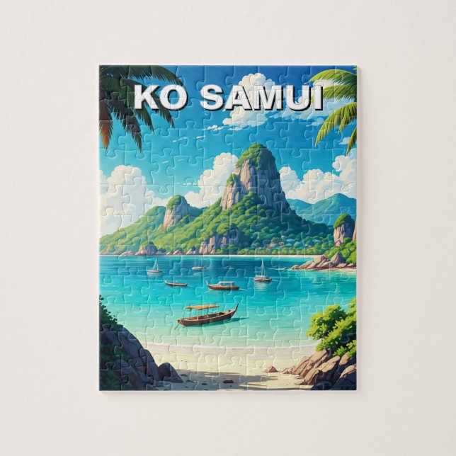 Puzzle Ko Samui Tailandia (Vertical)