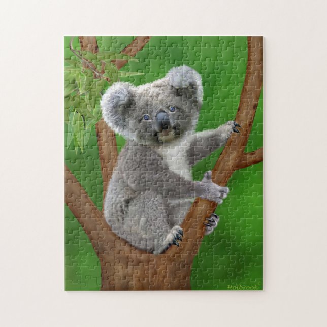 Puzzle Koala bebé de ojos azules (Vertical)