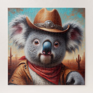 Puzzle Koala Cowboy