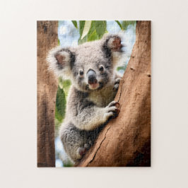 Puzzle Koala en un árbol