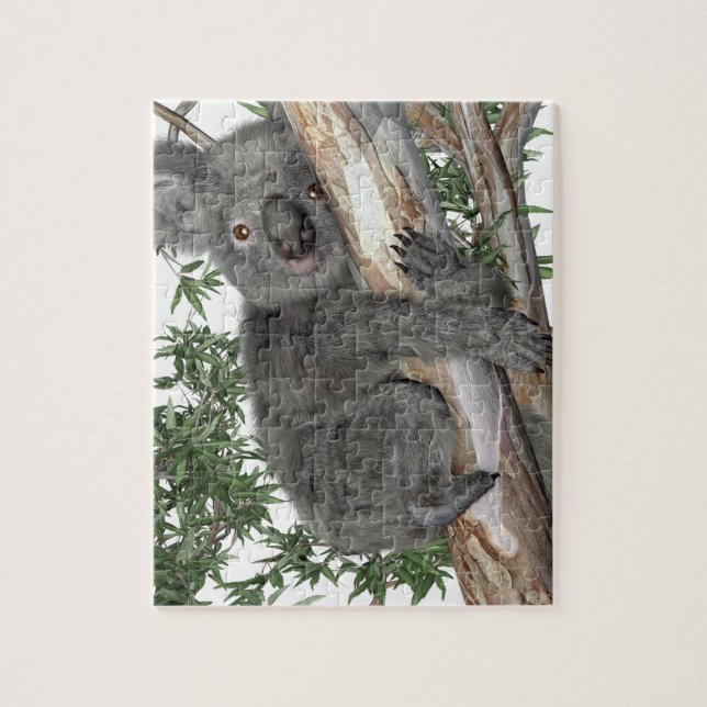 Puzzle Koala en un árbol (Vertical)