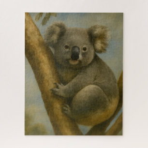 Puzzle Koala en una luz tranquila
