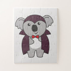 Puzzle Koala Halloween Cute Devil Kids Vampistume Ji