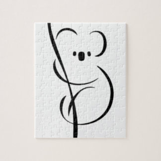 Puzzle Koala minimalista