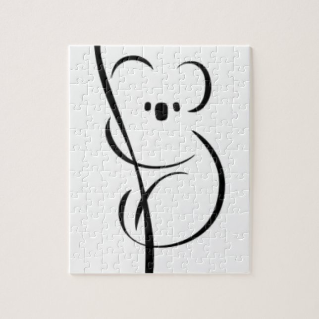 Puzzle Koala minimalista (Vertical)