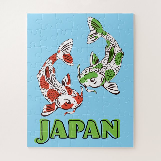 Puzzle Koi Carp (Vertical)