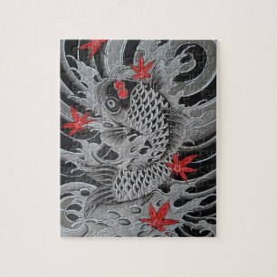 Puzzle Koi Fish japonés