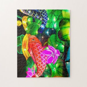 Puzzle Koi Iluminado