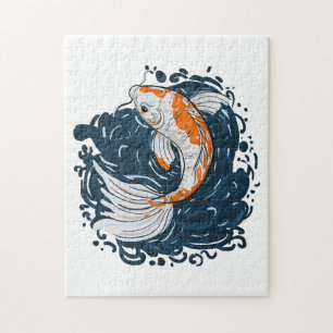 Puzzle Koi Maestro de curvado de agua para peces