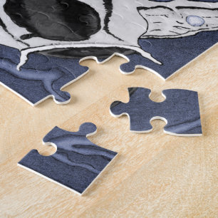 Puzzle Koi (rojo y negro)