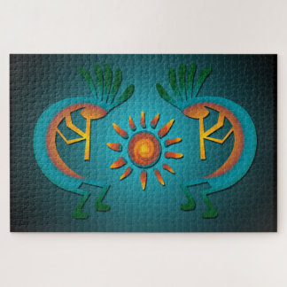 Puzzle Kokopelli con Sun 20" x 30"