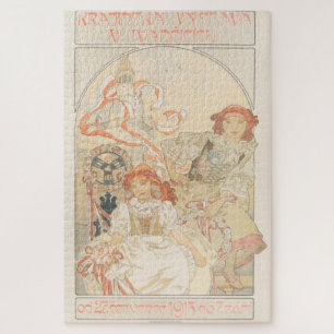 Puzzle Krajinská výstava v Ivancicích (1912) de Mucha