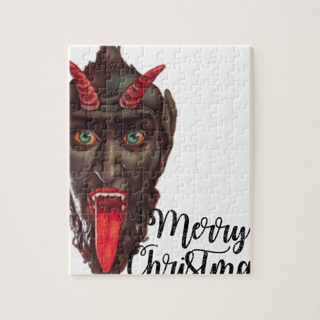 Puzzle krampus merry christmas (Vertical)