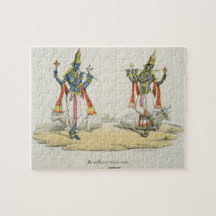 Puzzle Krishna Venugopala, grabado por de Marlet y du B