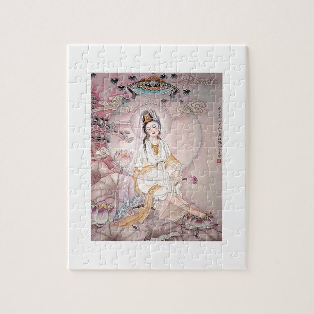 Puzzle Kuan Yin; Diosa budista de la compasión (Vertical)