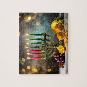 PUZZLE KWANZAA - KINARA -
