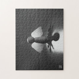 Puzzle Kwetsbaarheid en breekbaarheid symbolic in Engel.