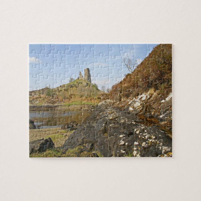 Puzzle Kyleakin, Escocia. Las antiguas ruinas de (Horizontal)