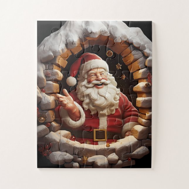 Puzzle La alegre festividad de Santa Lover (Vertical)