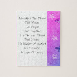 Puzzle La amistad es el hilo